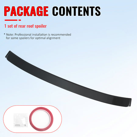 Fits 14-20 Lexus IS-Series XE30 Sedan F-Sport Style Roof Spoiler Gloss Black