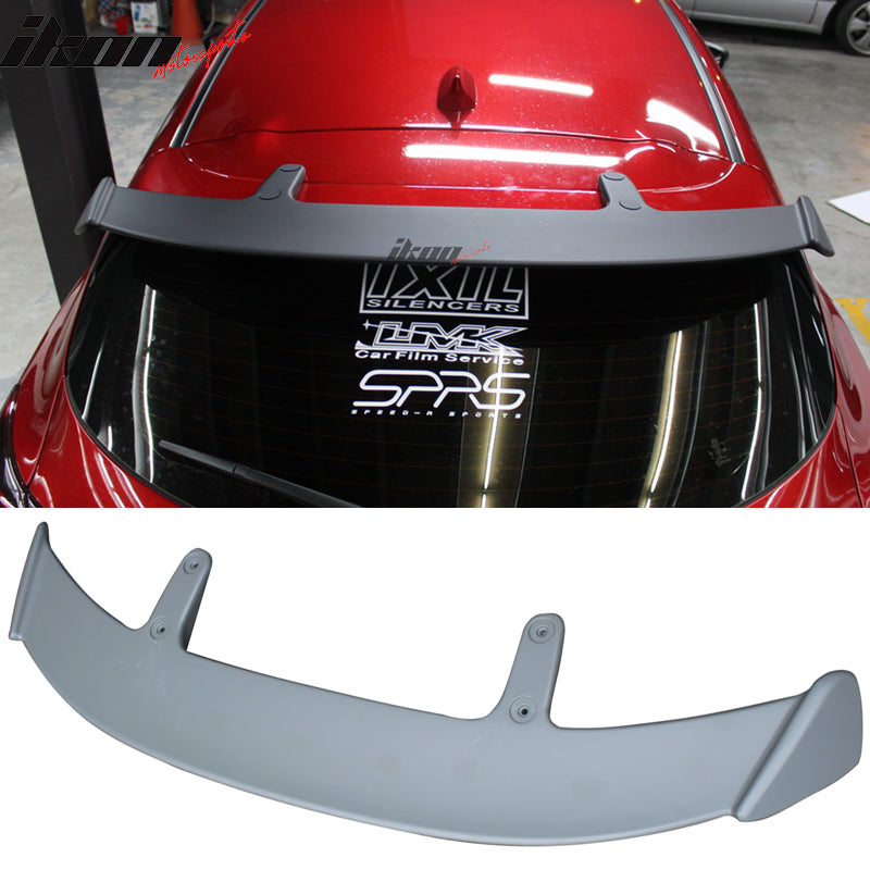 Fits 14-17 Mazda 3 Hatchback AE Style Painted Rear Roof Spoiler Wing ABS