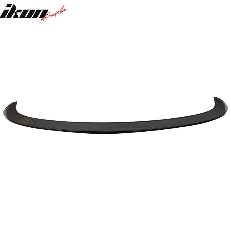 Roof Spoiler Compatible With 2014-2017 Mazda 3 5Dr Hatchback, V Style Unpainted ABS Rear Window Spoiler Wing By IKON MOTORSPORTS, 2015 2016