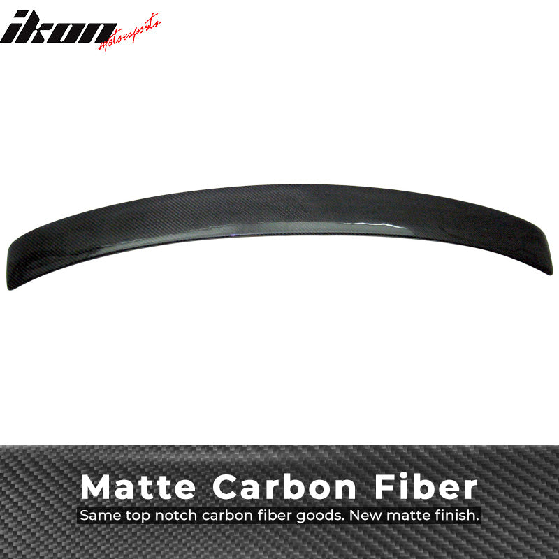 IKON MOTORSPORTS RL Style Rear Roof Spoiler For 2007-2013 Mercedes W221 S-Class – Painted #040 Black