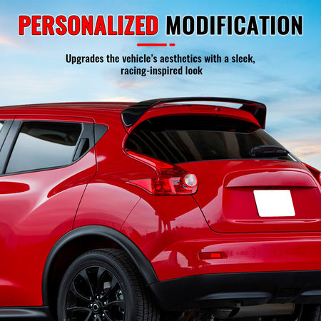 Fits 11-17 Nissan Juke OE Style Gloss Black Rear Window Roof Spoiler Wing ABS
