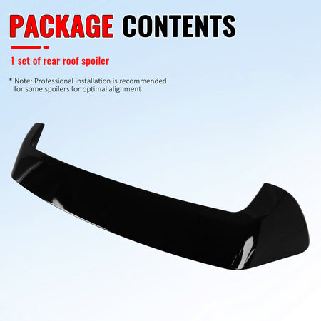 Fits 11-17 Nissan Juke OE Style Gloss Black Rear Window Roof Spoiler Wing ABS