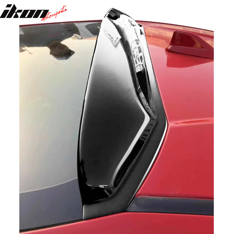 IKON MOTORSPORTS, Roof Spoiler Compatible With 2013-2016 Scion FR-S/2013-2020 Subaru BRZ/2017-2020 Toyota 86, PP Rear Window Visor Roof Spoiler Wing, 2014 2015 2016 2017 2018 2019