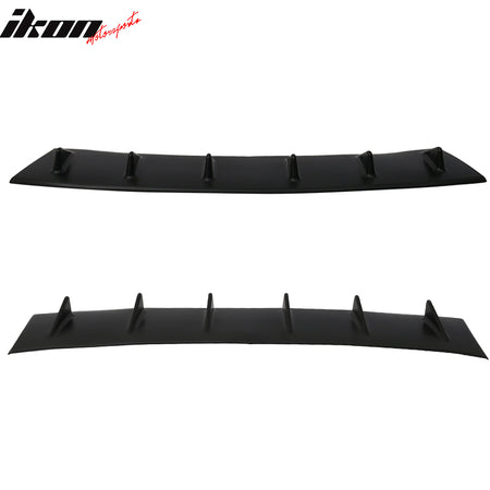 Fits 02-07 Subaru Impreza WRX STi 4Dr Roof Spoiler V Style Matte Black