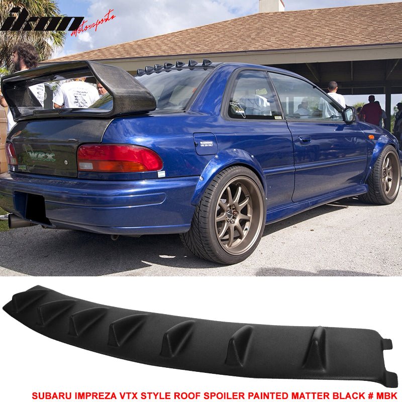 Fit 93-01 Subaru Impreza VTX VG Style Roof Fin Spoiler