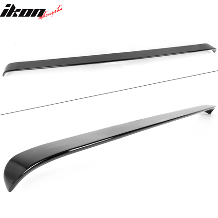 IKON MOTORSPORTS, Roof Spoiler Compatible With 2018-2023 Toyota Camry, Rear Top Roof Spoile Wing Deck Lid Lip ABS,2019