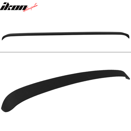 IKON MOTORSPORTS, Roof Spoiler Compatible With 2018-2023 Toyota Camry, Rear Top Roof Spoile Wing Deck Lid Lip ABS,2019