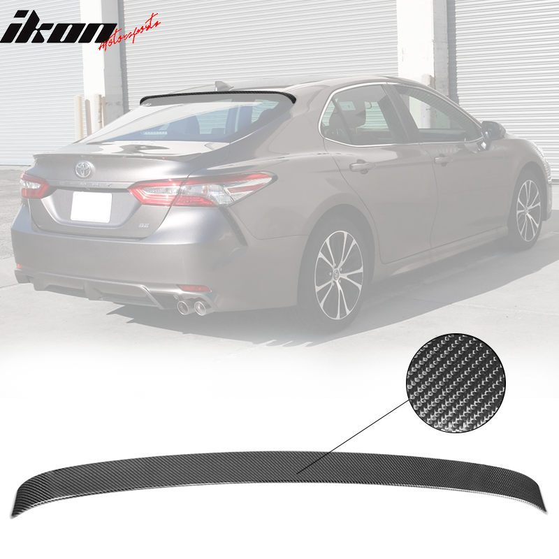 IKON MOTORSPORTS, Roof Spoiler Compatible With 2018-2023 Toyota Camry ...