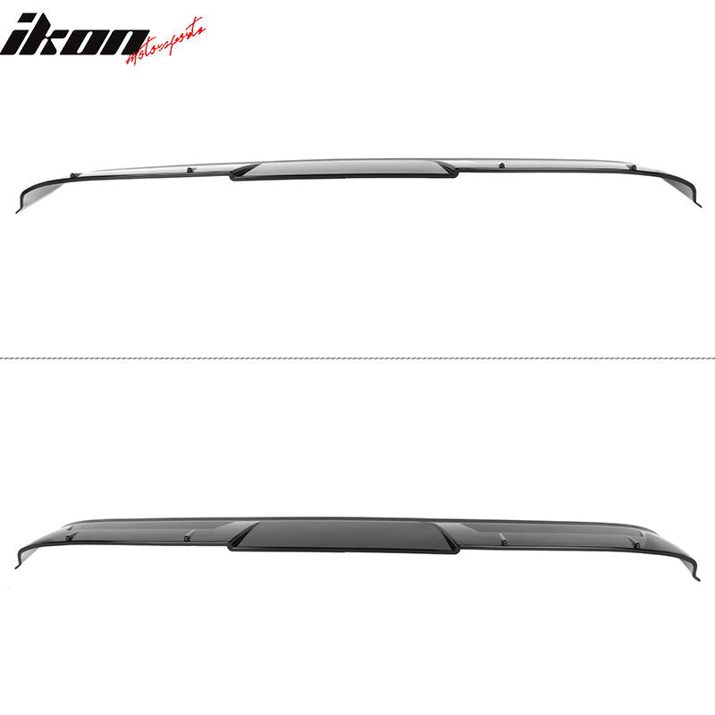 Fits 18-25 Toyota Camry V2 Style Gloss Black Rear Window Roof Spoiler Wing - ABS