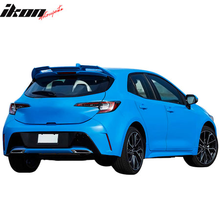 IKON MOTORSPORTS, Roof Spoiler Compatible With 2019-2023 Toyota Corolla  4-Door Hatchback, Ready to Painted ABS Rear Wind Spoiler Wing Other Color  Available, 2020 2021 – Ikon Motorsports