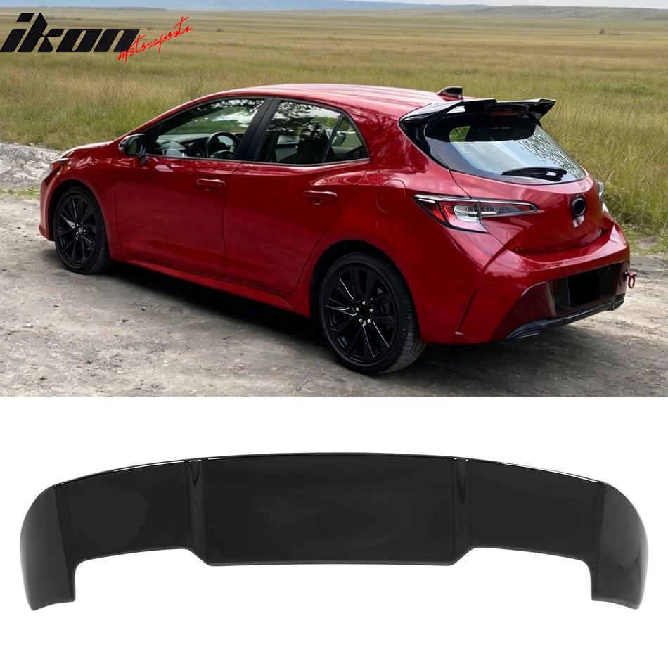 2019-2027 Toyota Corolla E210 GR OE Style Gloss Black Rear Roof Spoiler ABS