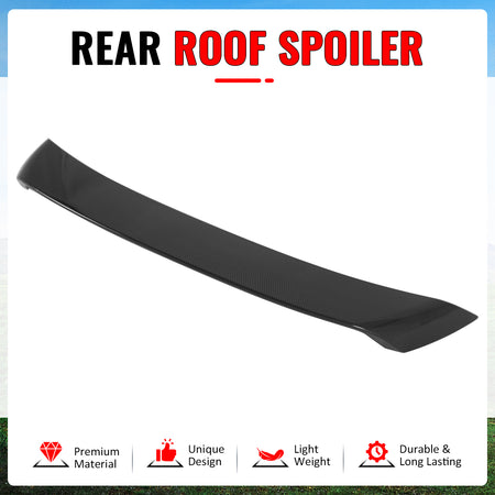 Fits 26-27 Toyota RAV4 XA60 GR Sport Carbon Fiber Print Window Roof Spoiler ABS