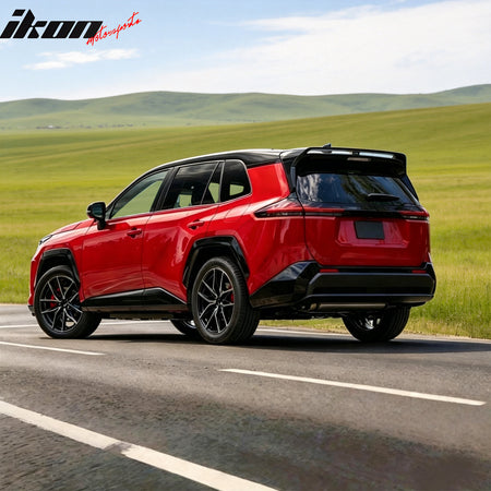 Fits 26-27 Toyota RAV4 XA60 GR Sport Gloss Black Window Roof Spoiler Wing ABS