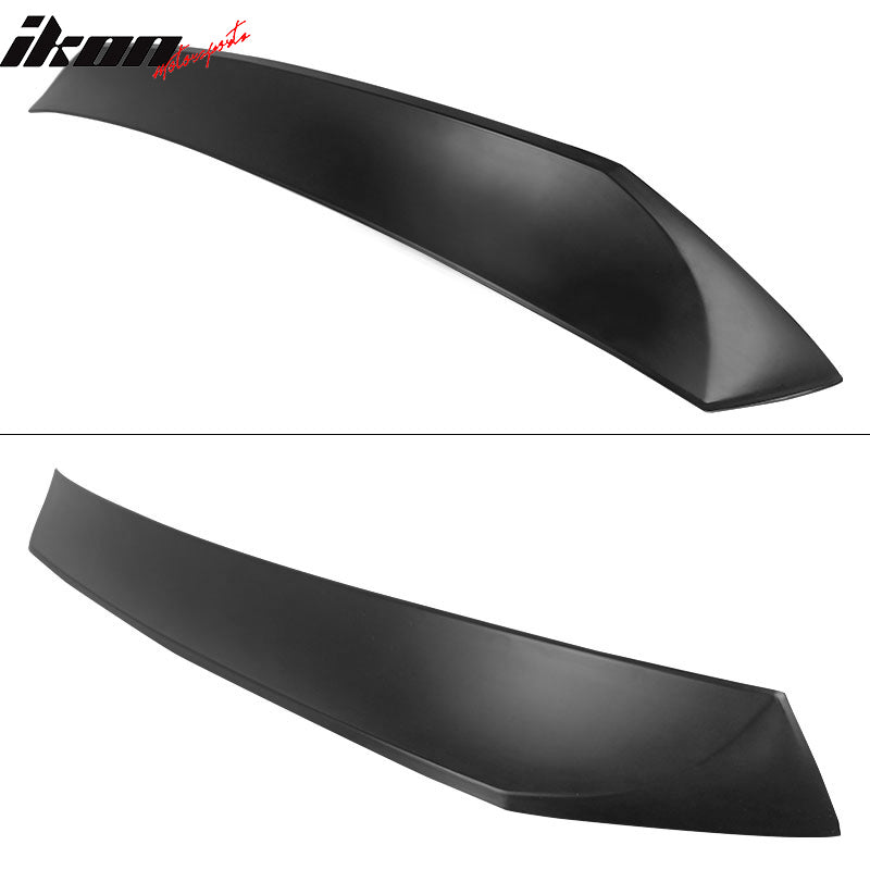 Fits 22-24 Subaru BRZ Toyota GR86 Unpainted Black IKON Roof & TRD Trunk Spoiler