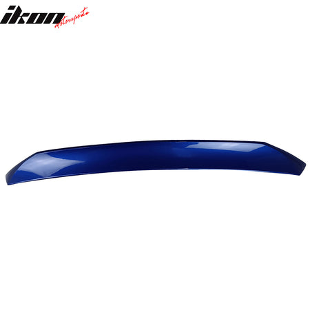 Fits 22-24 Subaru BRZ Toyota GR86 #K7X Blue IKON Roof & TRD Trunk Spoiler ABS