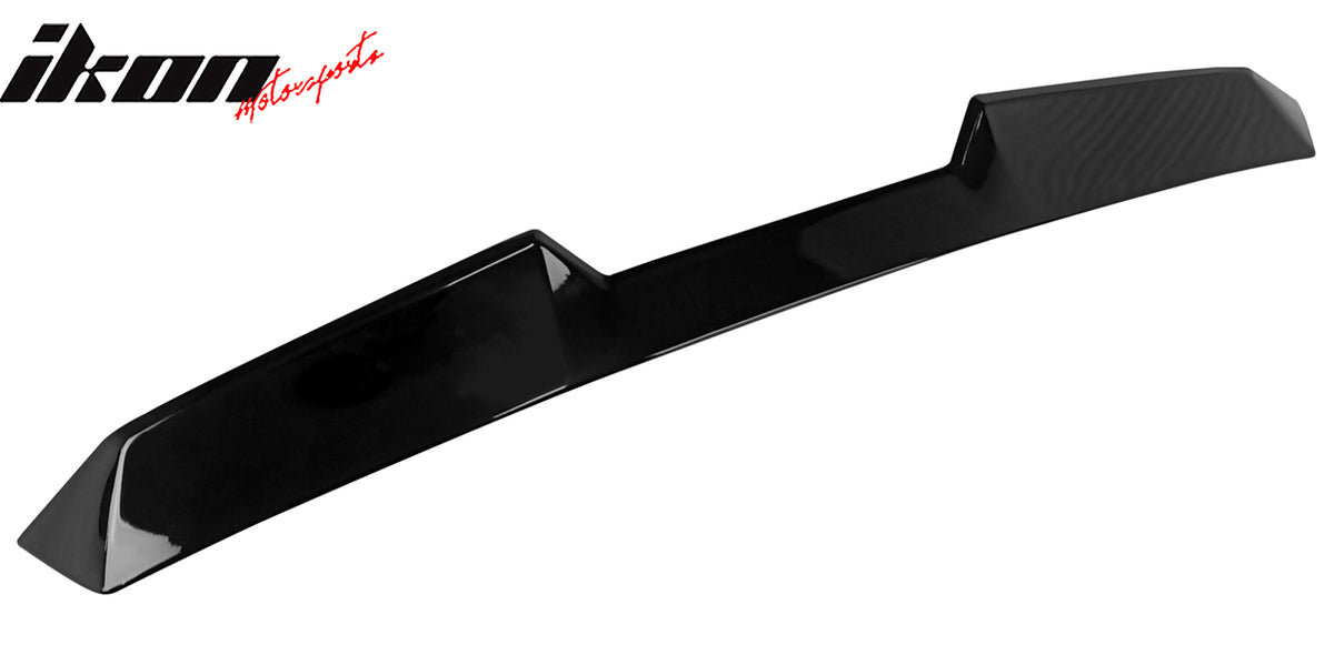 For 22-26 GR86/Subaru BRZ V Style Crystal Black Silica Pearl Roof Spoiler ABS