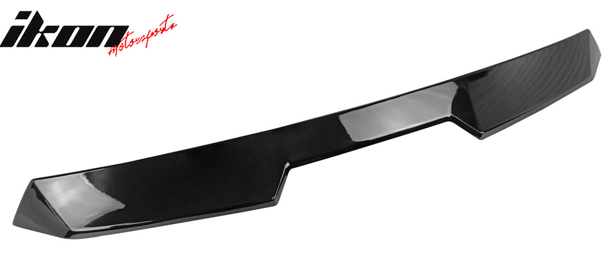 For 22-26 GR86/Subaru BRZ V Style Crystal Black Silica Pearl Roof Spoiler ABS