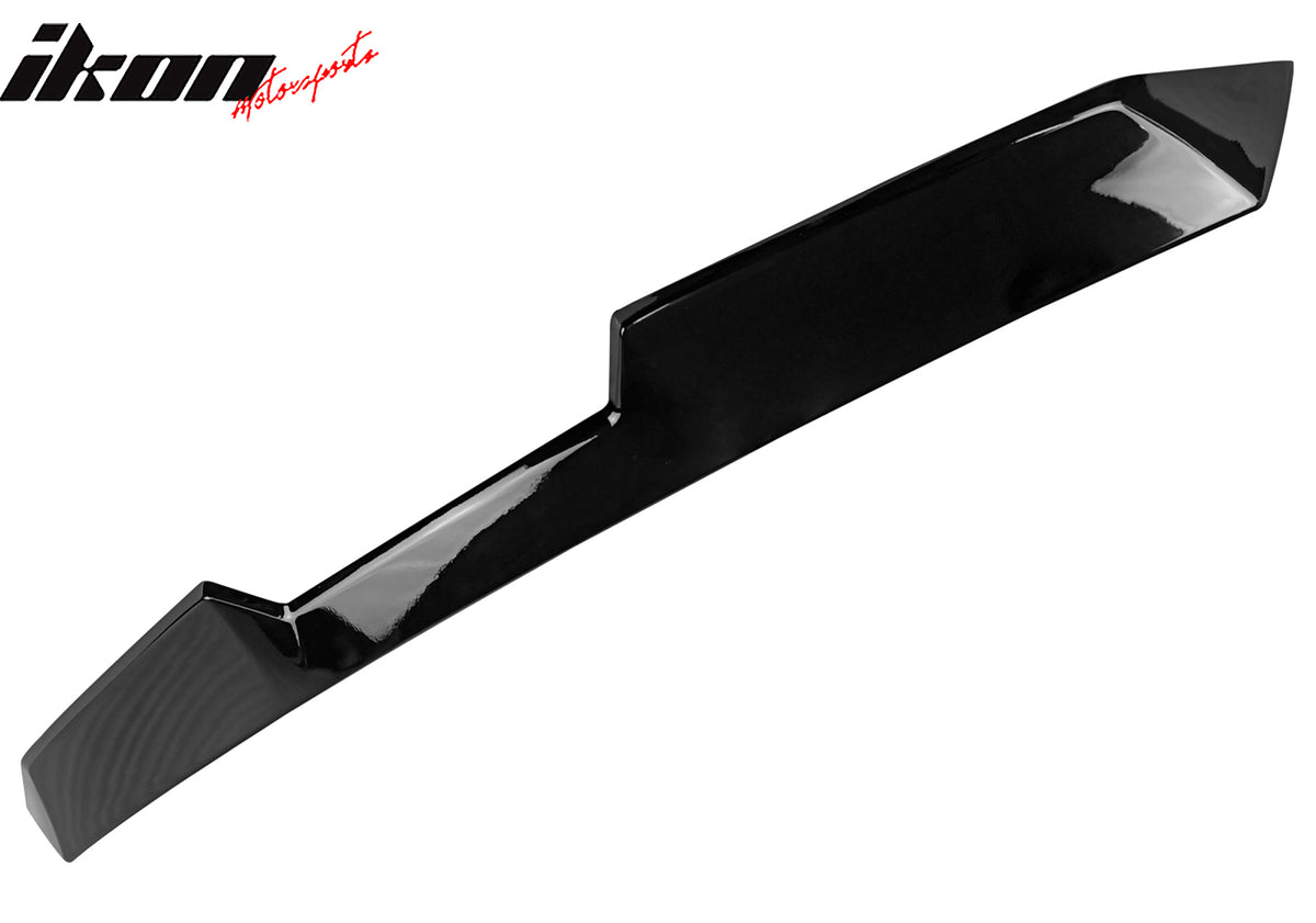 For 22-26 GR86/Subaru BRZ V Style Crystal Black Silica Pearl Roof Spoiler ABS