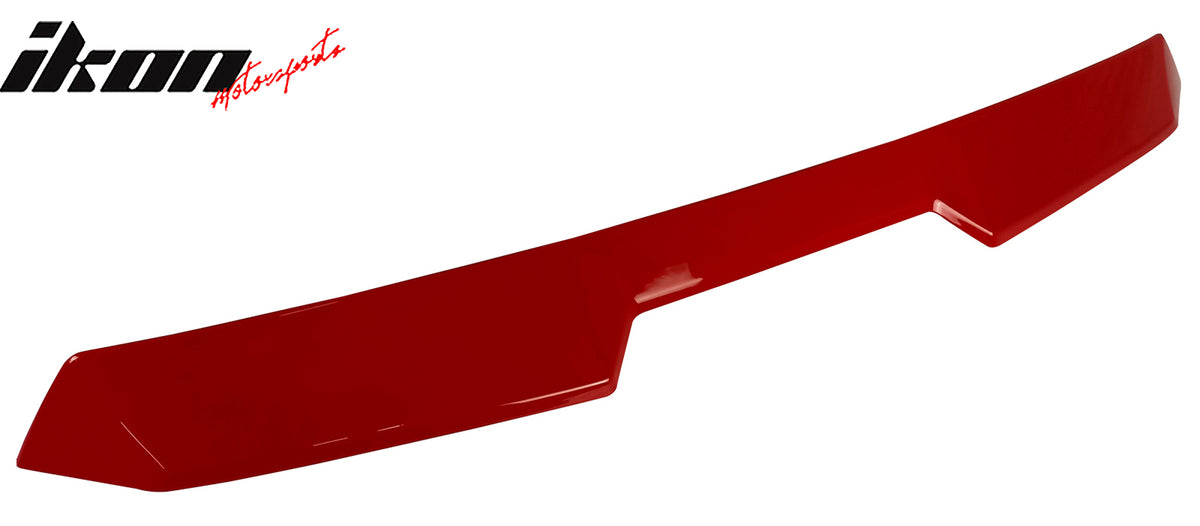 For 22-26 Toyota GR86/Subaru BRZ V Style #DCK Ignition Red Roof Spoiler ABS