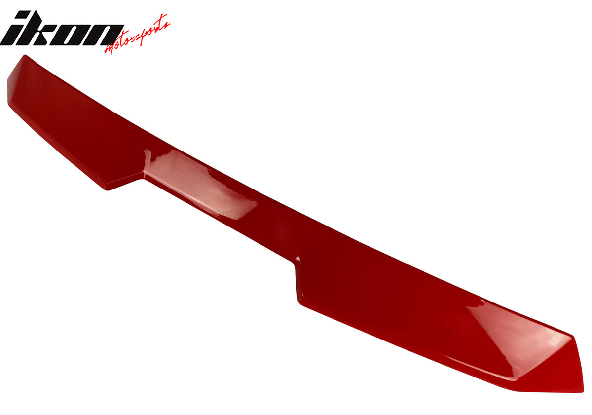 For 22-26 Toyota GR86/Subaru BRZ V Style #DCK Ignition Red Roof Spoiler ABS