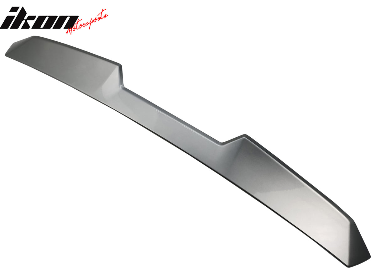 For 22-26 Toyota GR86/Subaru BRZ V Style Ice Silver Metallic Roof Spoiler ABS