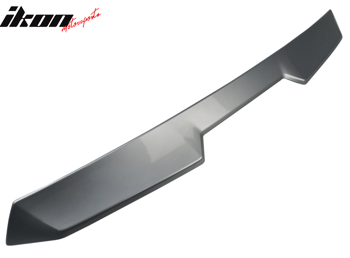 For 22-26 Toyota GR86/Subaru BRZ V Style Ice Silver Metallic Roof Spoiler ABS