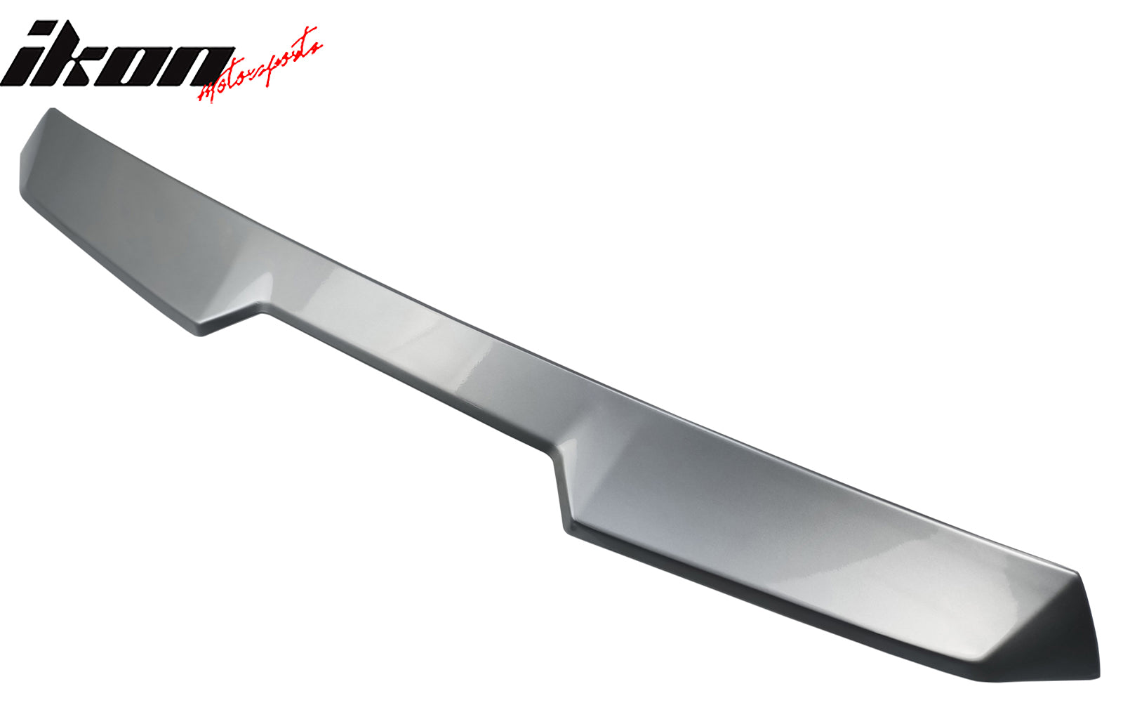 For 22-26 Toyota GR86/Subaru BRZ V Style Ice Silver Metallic Roof Spoiler ABS