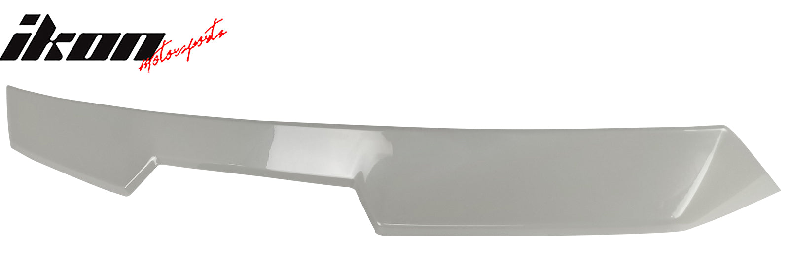 Fits 22-26 Toyota GR86/Subaru BRZ V Style Crystal White Pearl Roof Spoiler ABS