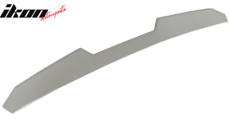 Fits 22-26 Toyota GR86/Subaru BRZ V Style Crystal White Pearl Roof Spoiler ABS