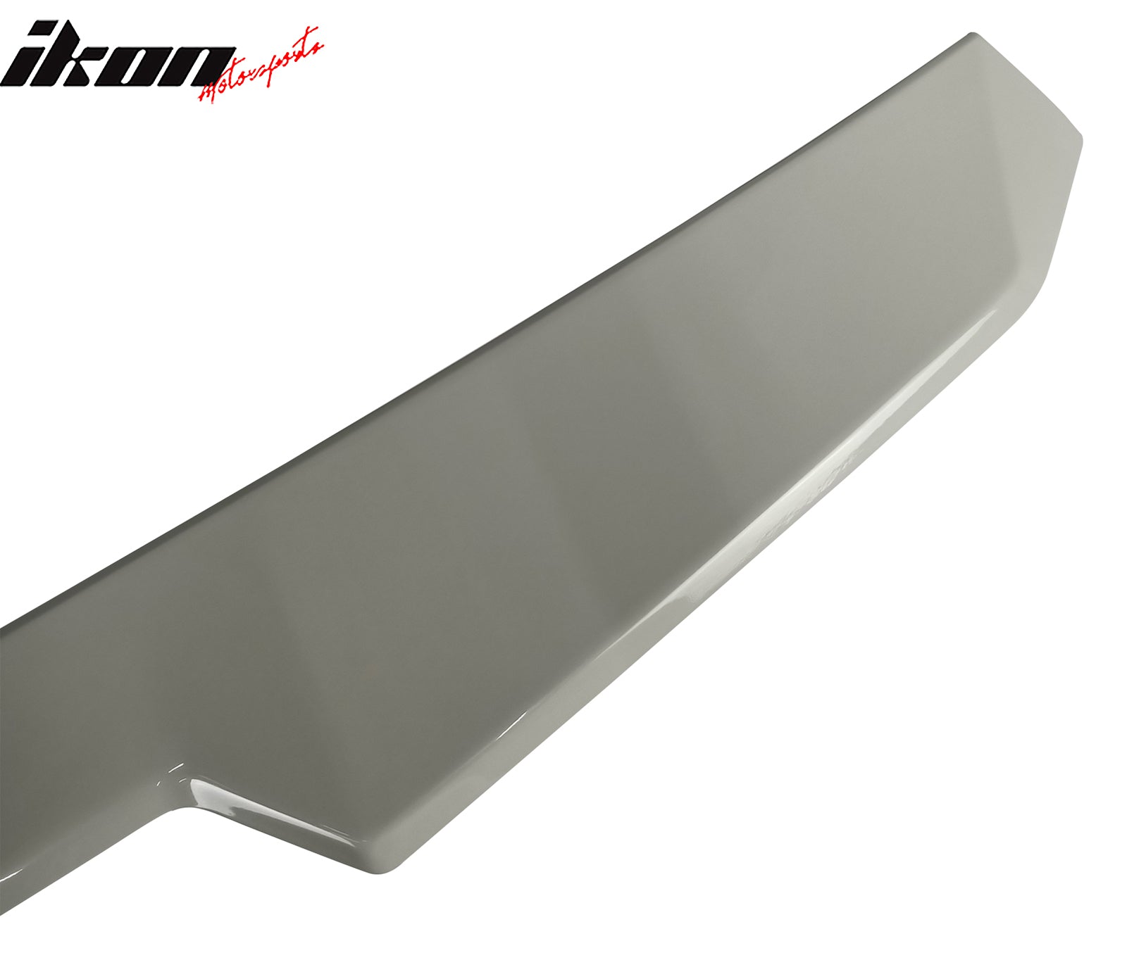 Fits 22-26 Toyota GR86/Subaru BRZ V Style Crystal White Pearl Roof Spoiler ABS