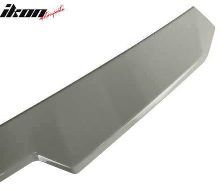 Fits 22-26 Toyota GR86/Subaru BRZ V Style Crystal White Pearl Roof Spoiler ABS