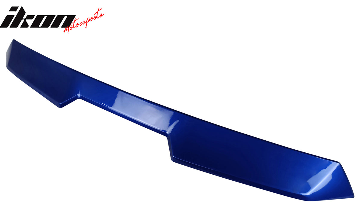 Fits 22-26 Toyota GR86/Subaru BRZ V Style #K7X Wr Blue Pearl Roof Spoiler ABS