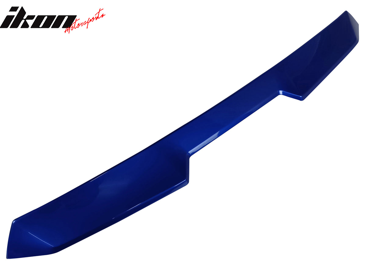 Fits 22-26 Toyota GR86/Subaru BRZ V Style #K7X Wr Blue Pearl Roof Spoiler ABS