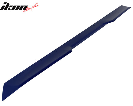 Fits 22-26 Toyota GR86/Subaru BRZ V Style #K7X Wr Blue Pearl Roof Spoiler ABS