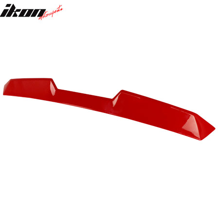 Fits 22-24 Subaru BRZ Toyota GR86 #DCK Red V Style Roof & TRD Trunk Spoiler ABS