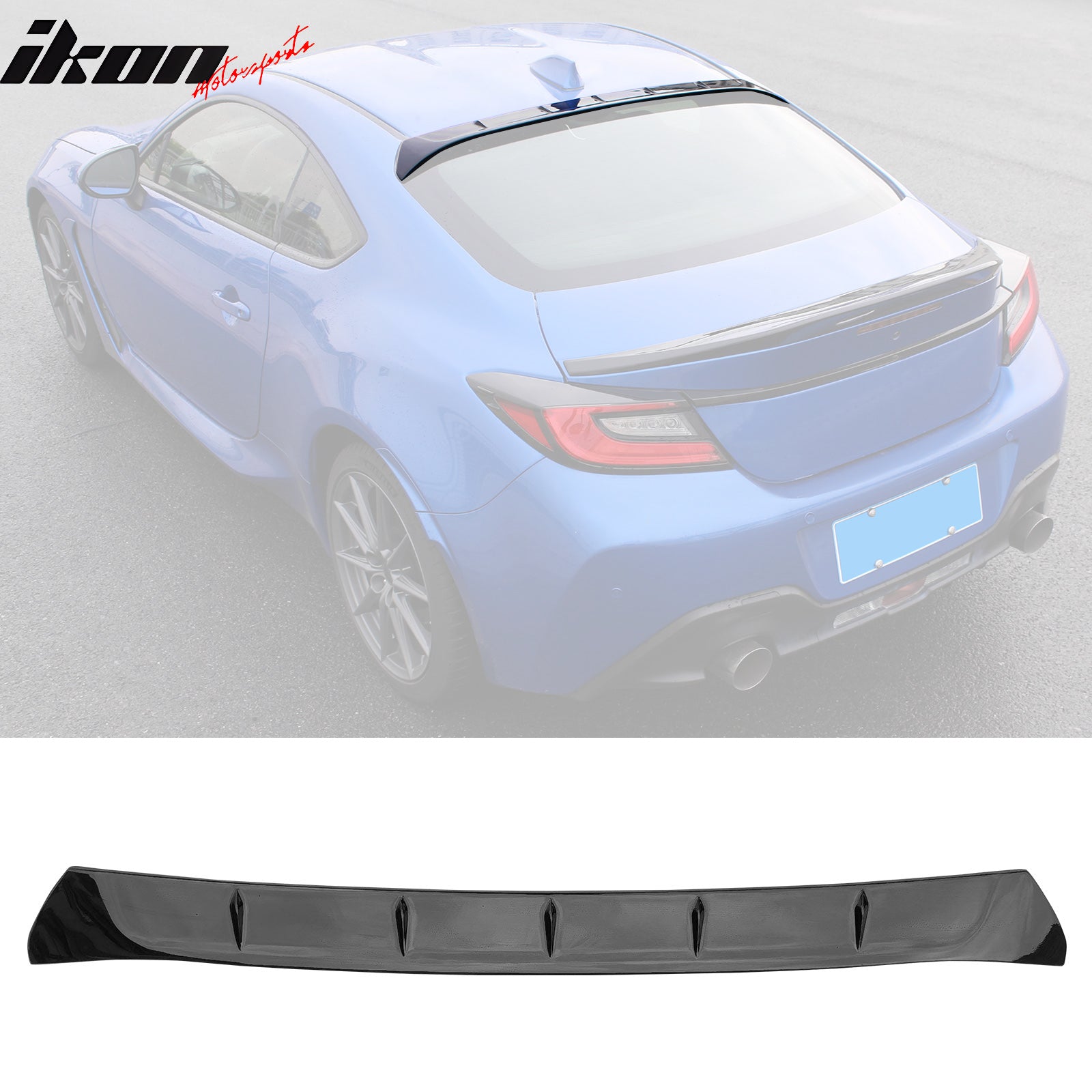 Fits 22-24 Subaru BRZ & Toyota GR86 V Style Roof Spoiler Wing