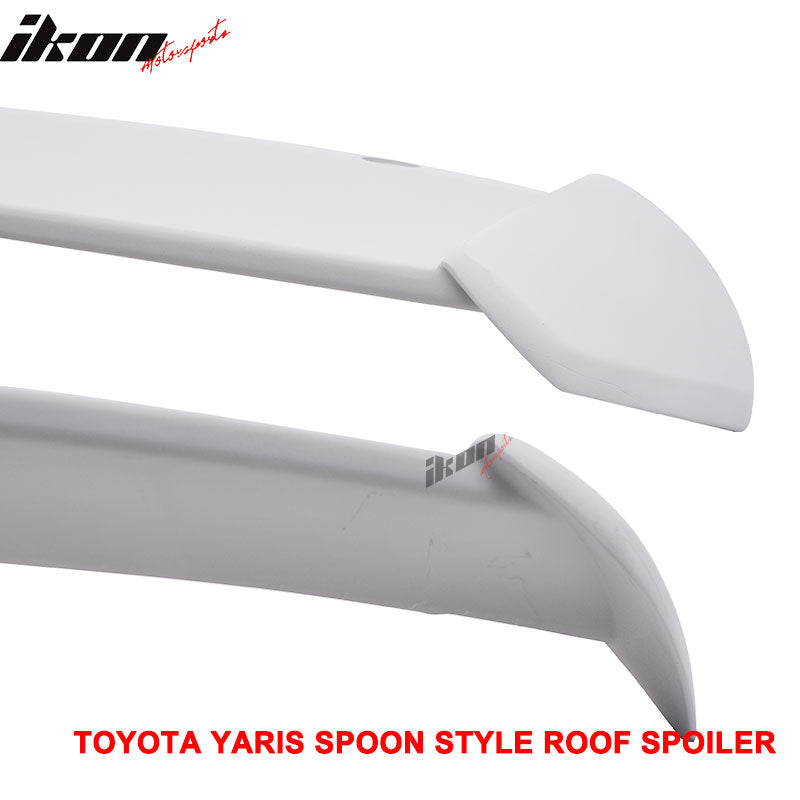 Fits 06-11 Toyota Yaris HB Hatchback Unpainted Roof Spoiler Wing - ABS