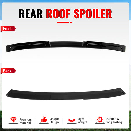 For 19-22 Toyota Avalon IKON Style Gloss Black Rear Window Roof Spoiler Wing ABS