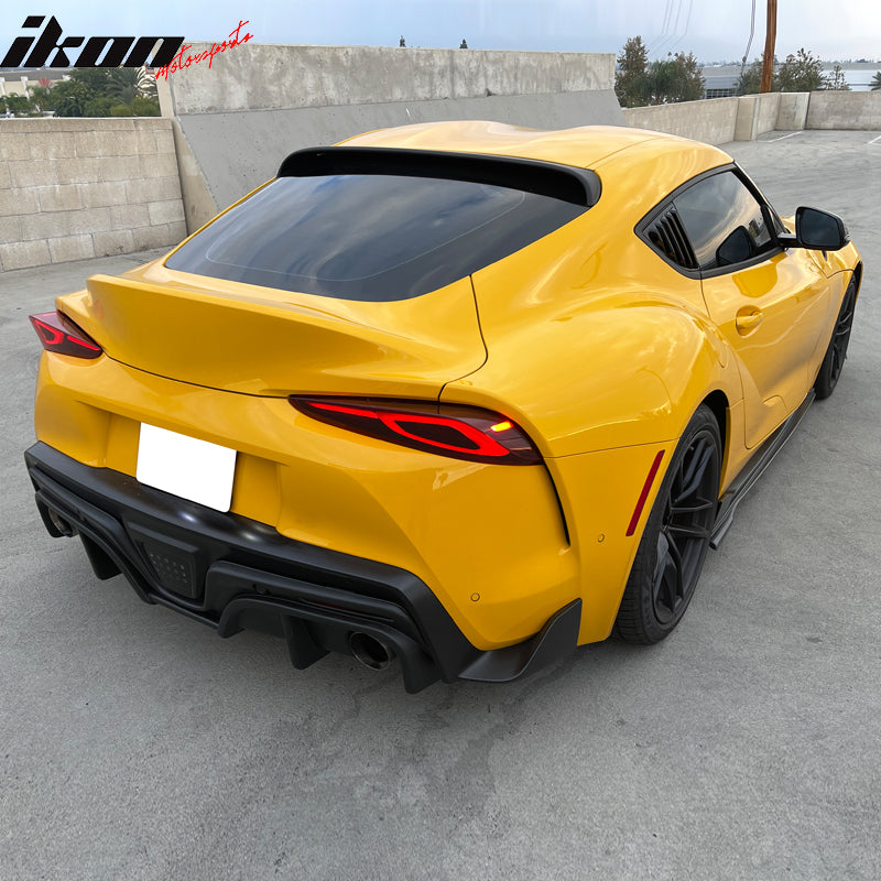 Fit 20-23 Toyota GR Supra A90 IKON Style Rear Roof Spoiler PP