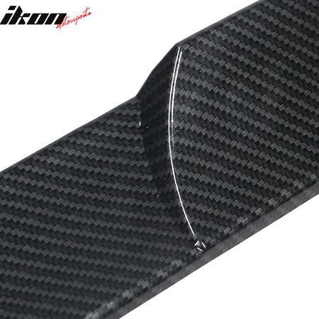 Universal Adjustable Top Roof Spoiler Wing Rear Window Visor Carbon Fiber Print