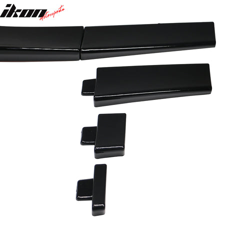 Universal Fitment Rear Window Roof Spoiler Wing Adjustable Gloss Black