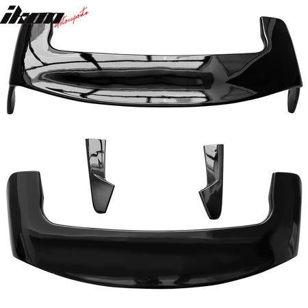 Fits 15-18 Golf 7 GTI MK Style Rear Roof Spoiler Wing Lip ABS Matte Black