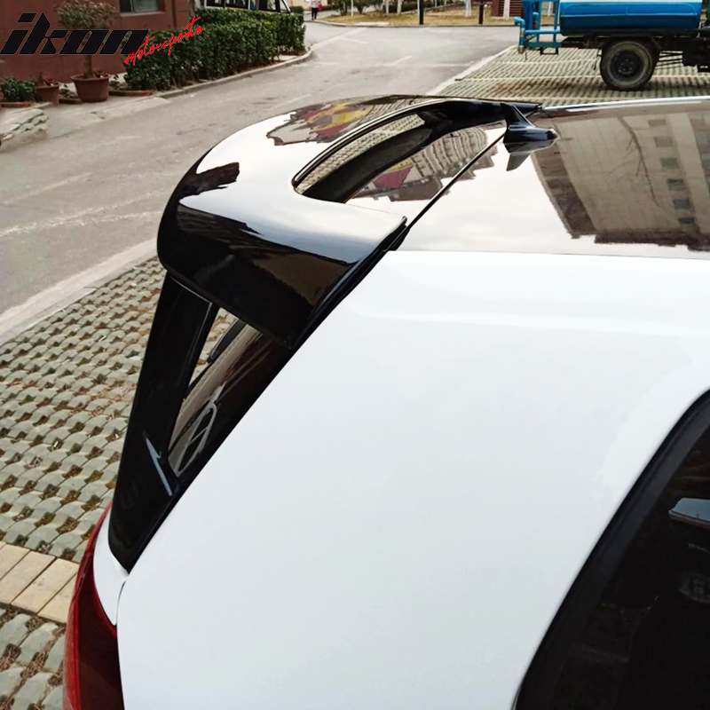 Fits 15-18 Golf 7 GTI MK Style Rear Roof Spoiler Wing Lip ABS Matte Black