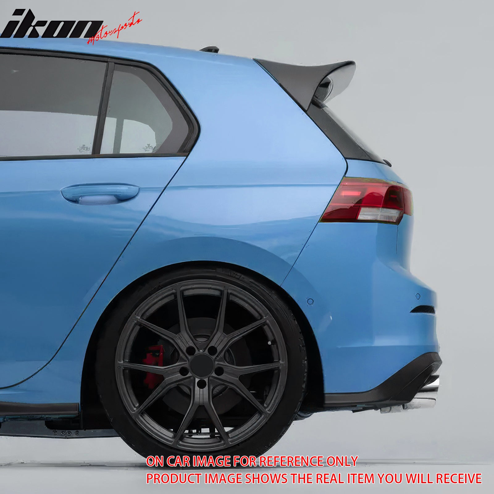 Fits 22-25 VW MK8 Golf GTI ES Style Rear Roof Spoiler Wing Lip ABS