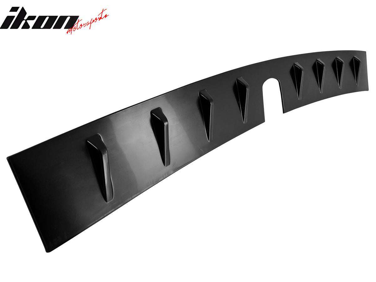 Fits 22-24 Subaru WRX D2 Style Rear Roof Window Spoiler W/Shark Fins Unpainted