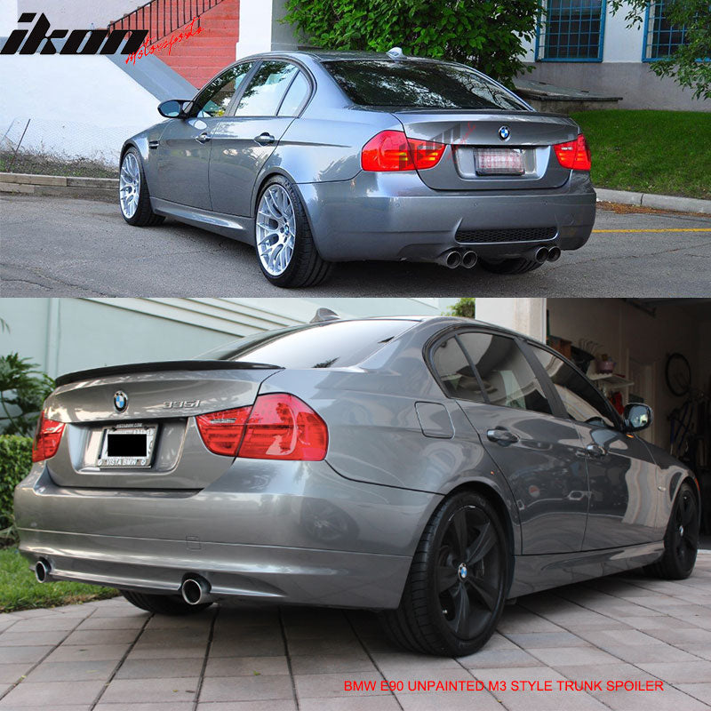 2006-2011 BMW 3 E90 4DR 325i 330i 328i M3 Style Rear Spoiler Wing
