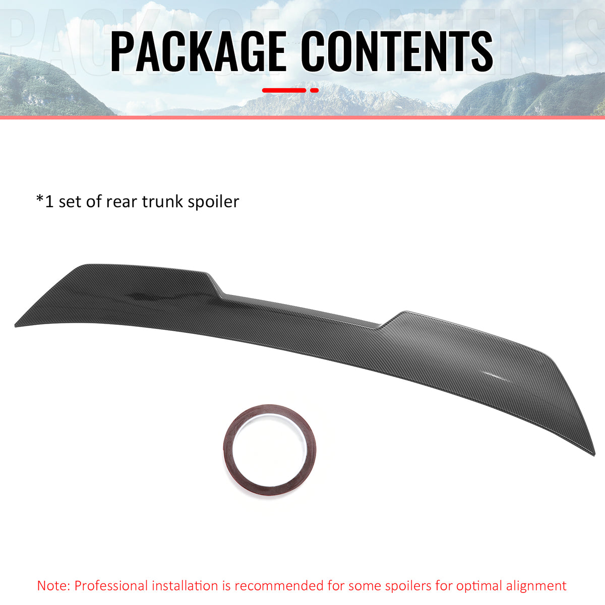 Fits 02-06 Acura RSX JDM Duckbill Rear Trunk Spoiler Wing Carbon Fiber Print ABS