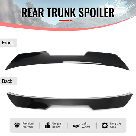 Fits 02-06 Acura RSX JDM Duckbill Trunk Spoiler Rear Tail Wing Gloss Black ABS