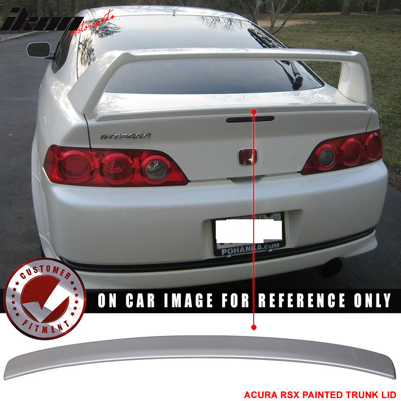 Fits 02-06 Acura RSX DC5 TR & Aspec Style 4PCS Trunk Spoiler Lip Painted #NH623M