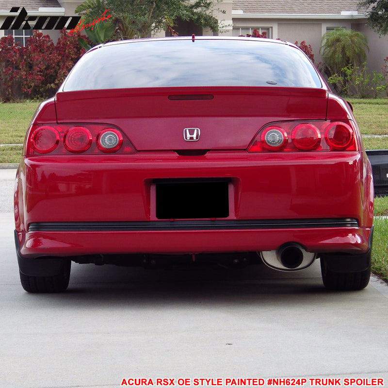 Compatible With 2002-2006 Acura RSX DC5 Rear Trunk Duck Lip Spoiler Wing - ABS